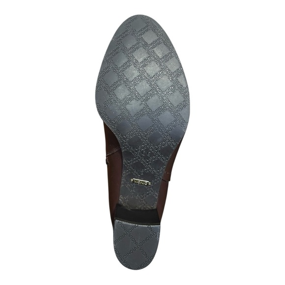 VIONIC 322 Kennedy Brown Leather Bootie Orthaheel Fall Winter 3" Heel sz 10 - Picture 6 of 8